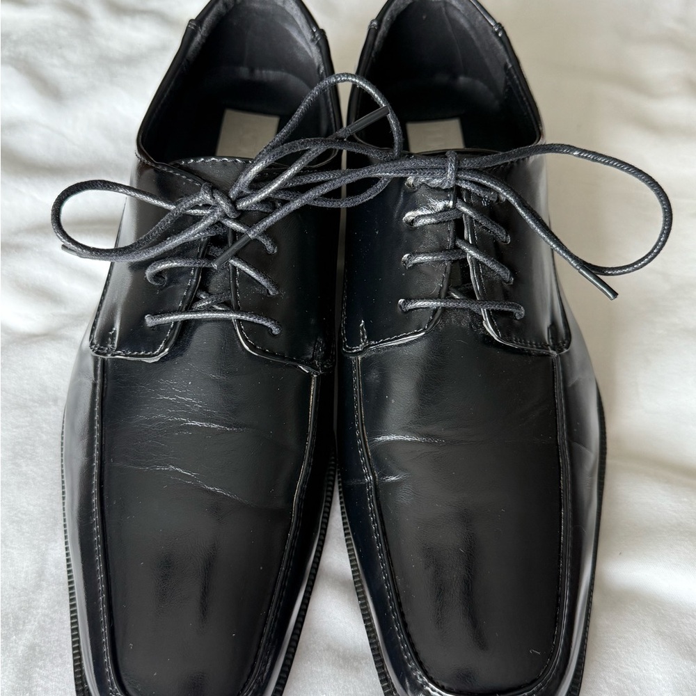 Men's Black Patent Dress Shoes